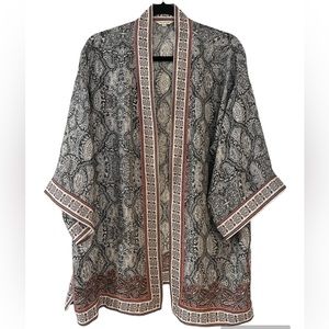 Max Studio Paisley Pattern Kimono